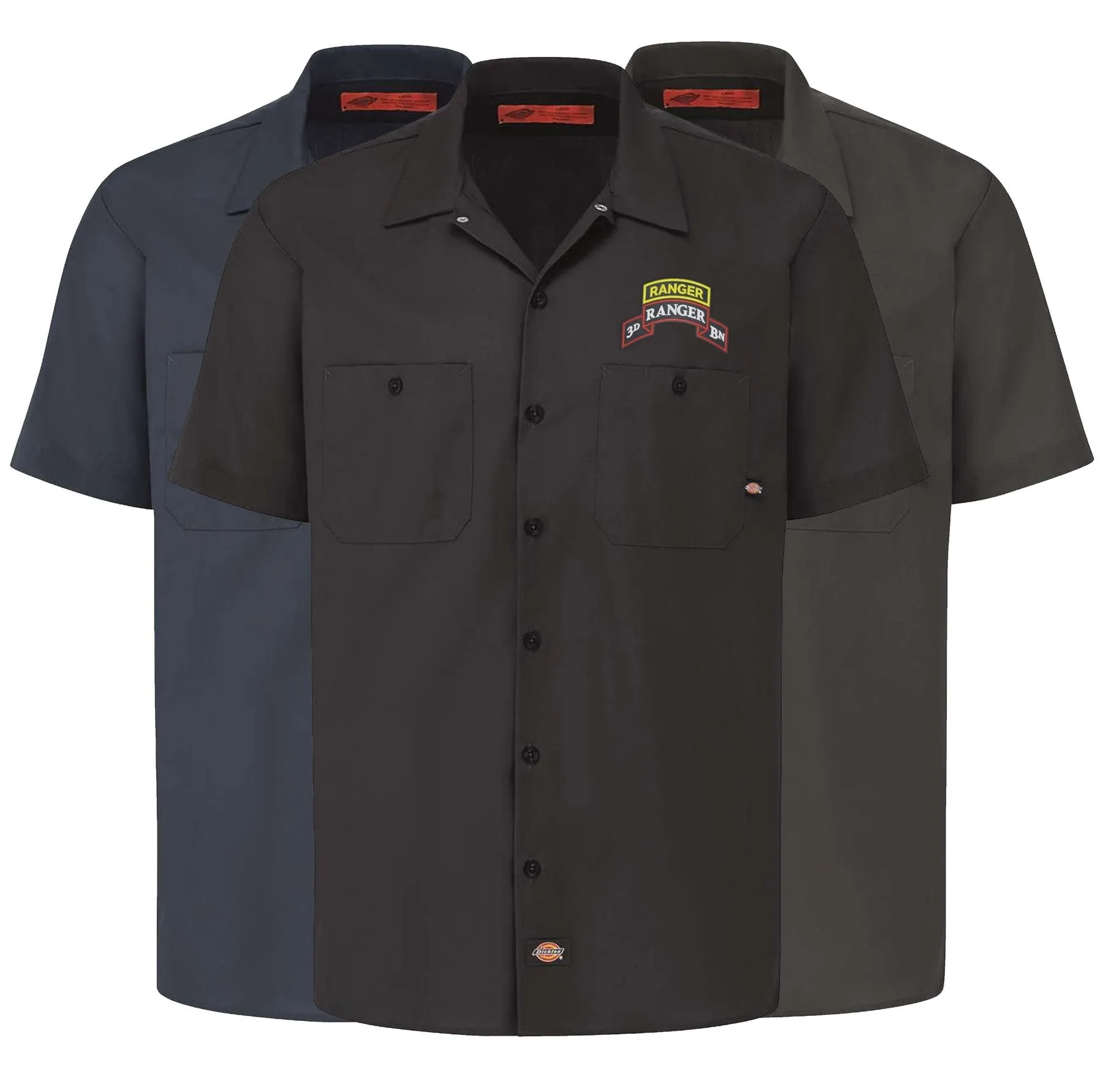 3D Batt Scroll - Dickies Work Shirt
