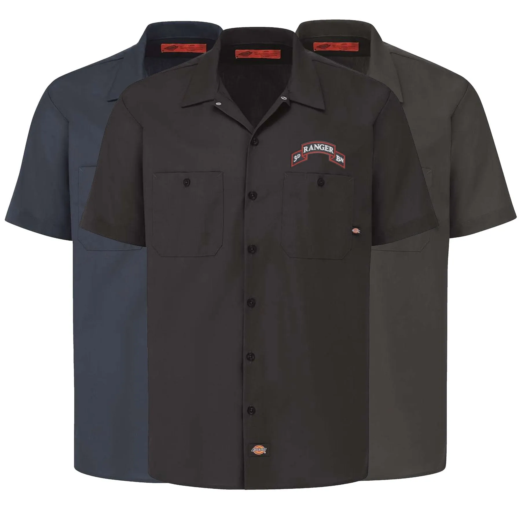 3D Batt Scroll - Dickies Work Shirt