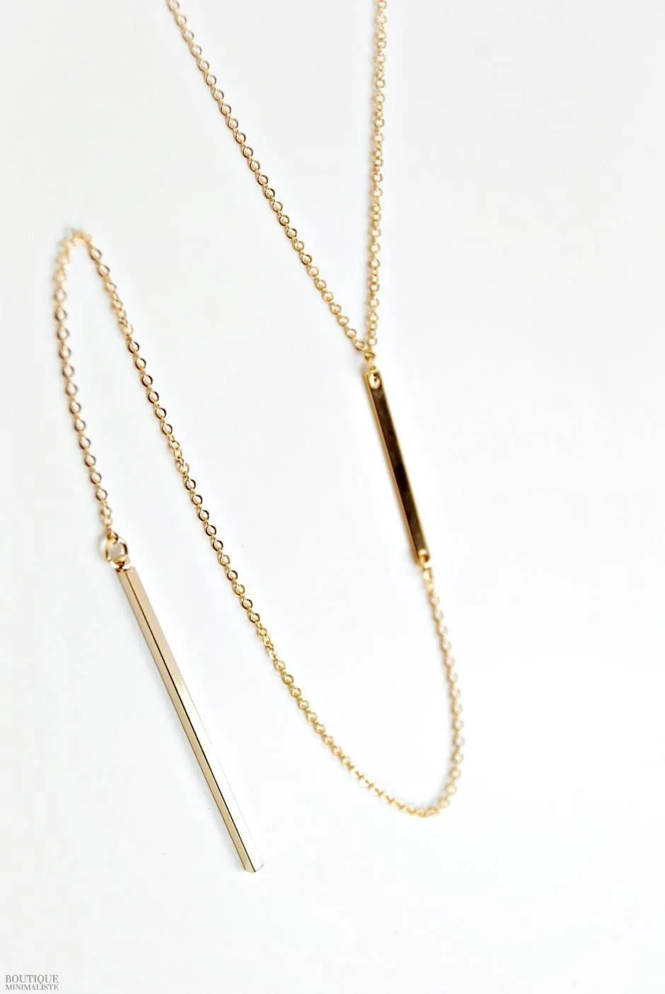 Bar Lariat Necklace