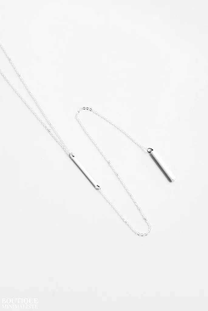 Bar Lariat Necklace