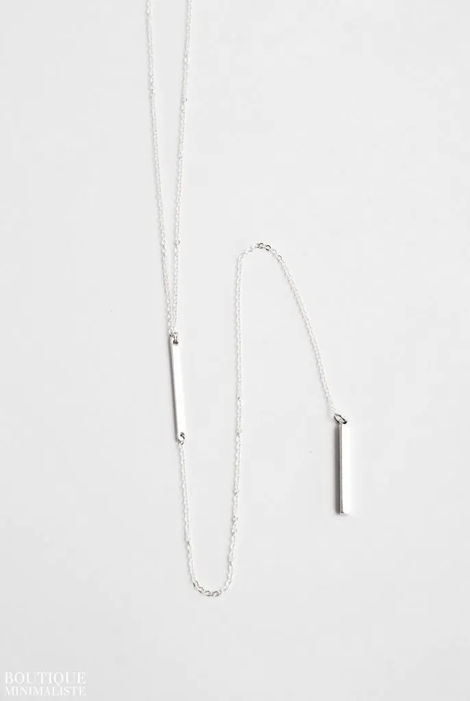 Bar Lariat Necklace