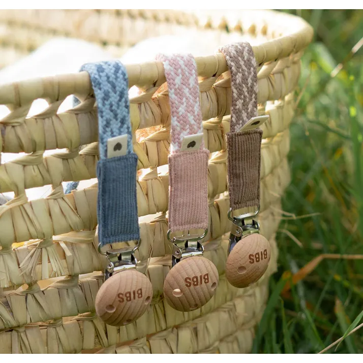 BIBS Braid Pacifier Clip