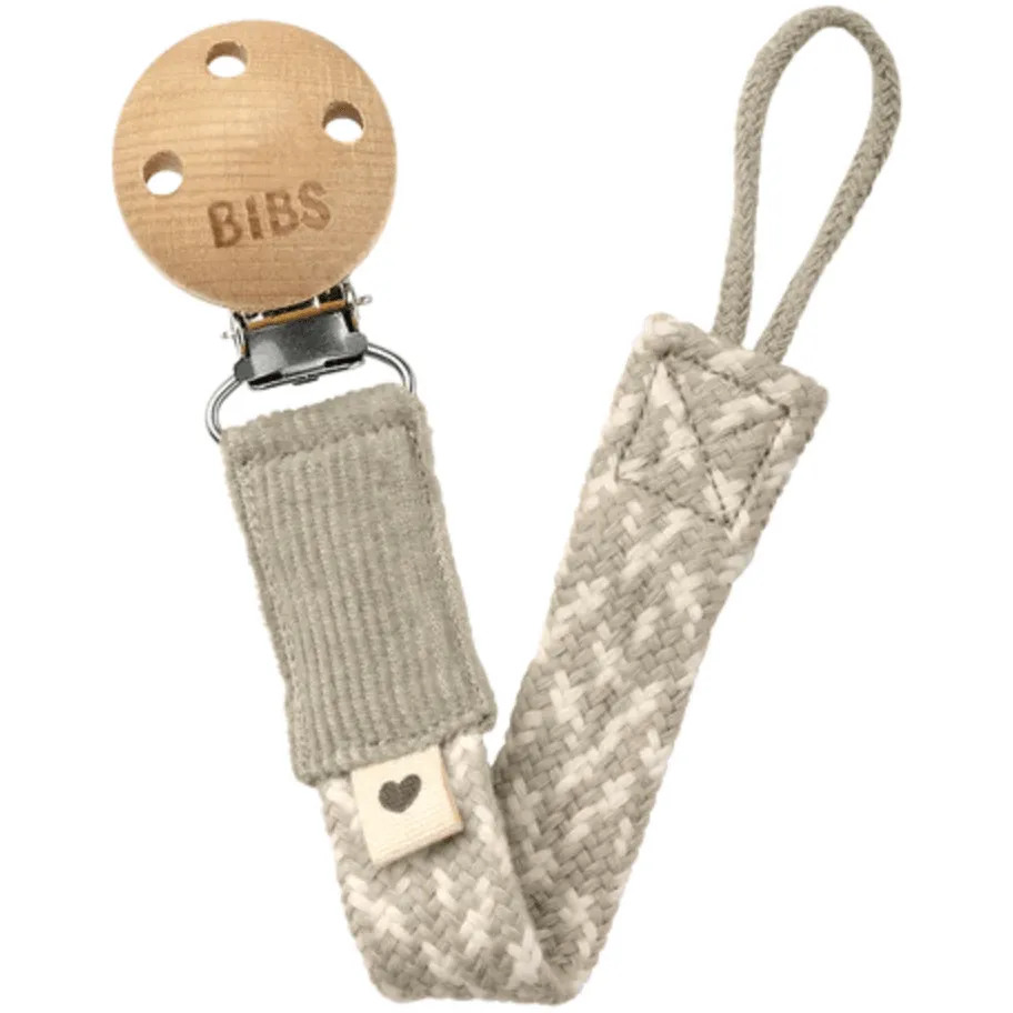 BIBS Braid Pacifier Clip