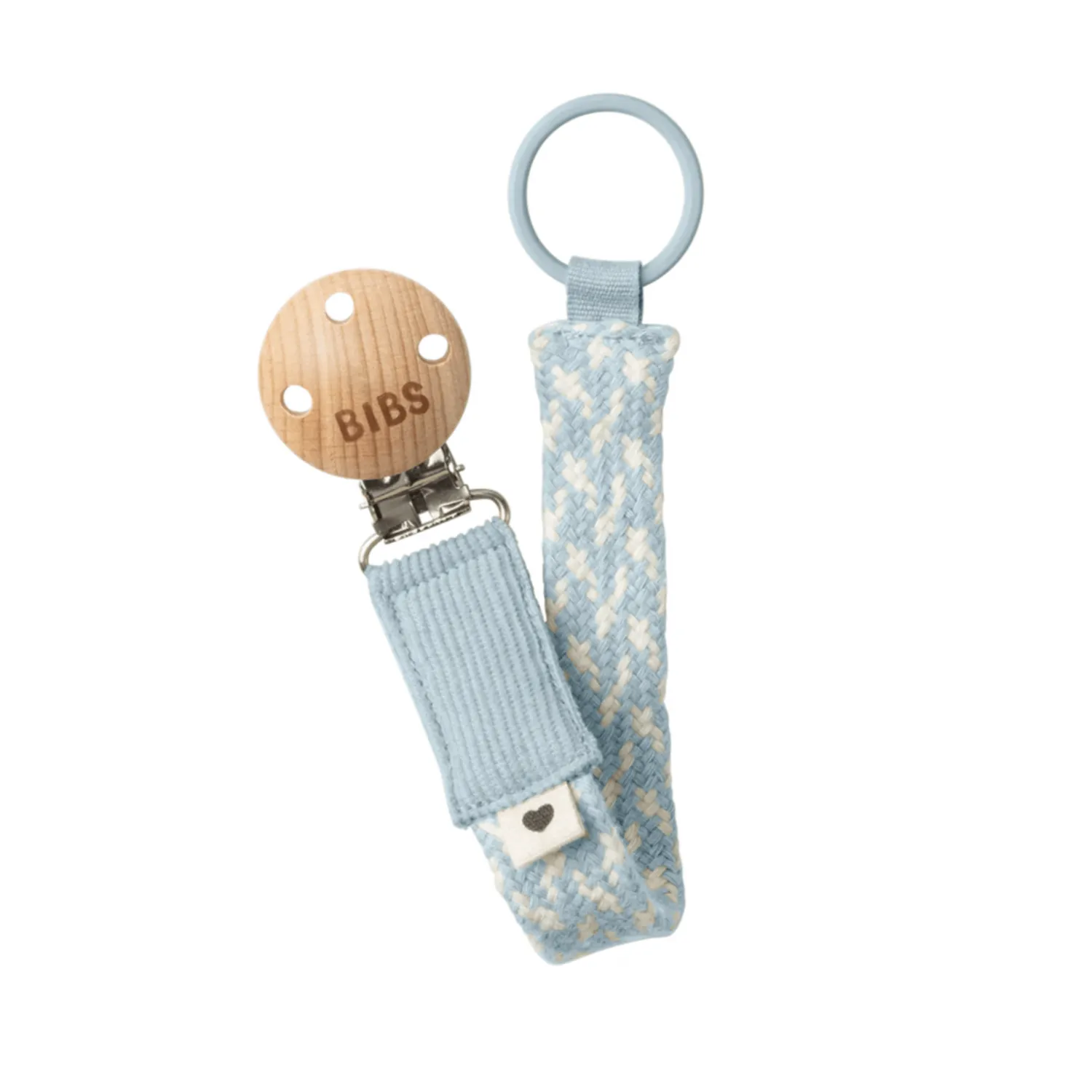 BIBS Braid Pacifier Clip