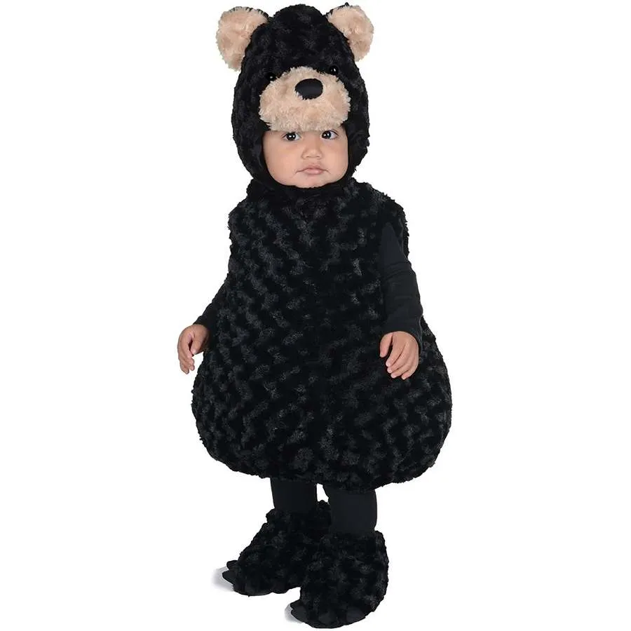 Black Bear belly Toddler costume
