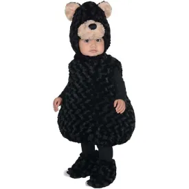 Black Bear belly Toddler costume