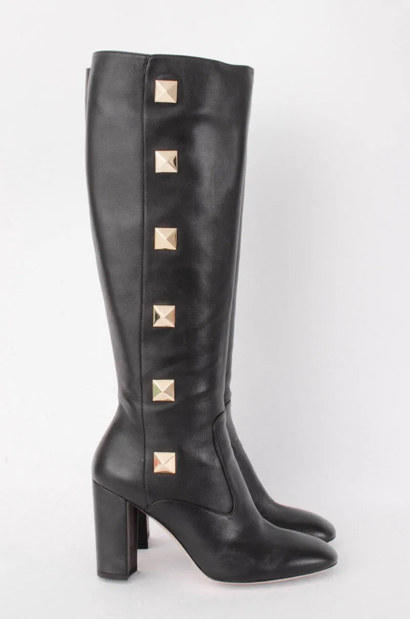 BLACK ROCKSTUD BOOT