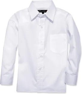 Boys Long Sleeves Dress Shirt from Baby to Teen