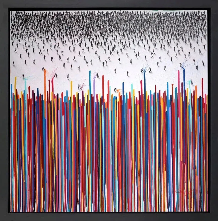 Colourful Cascade Original - Preview