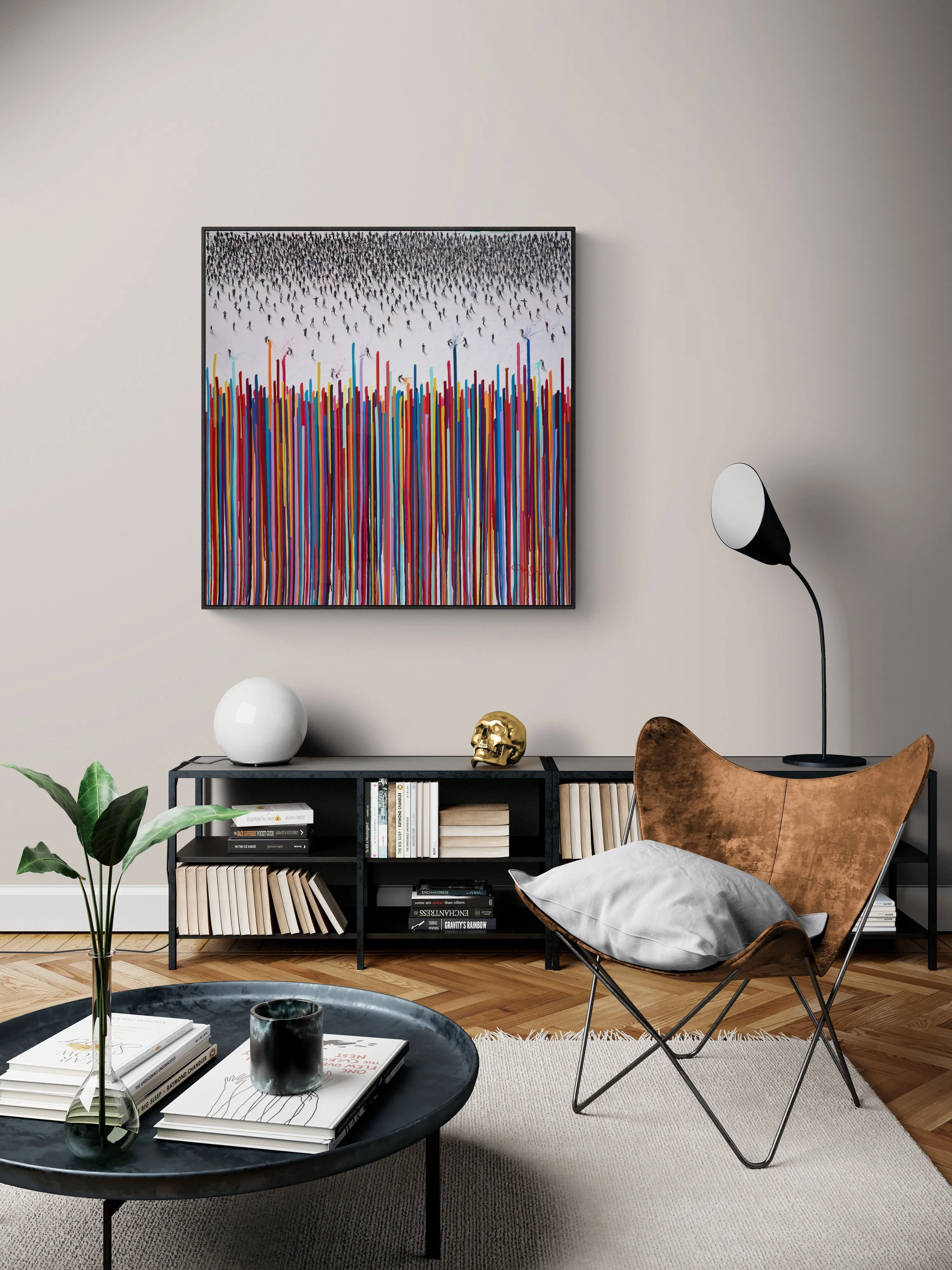 Colourful Cascade Original - Preview