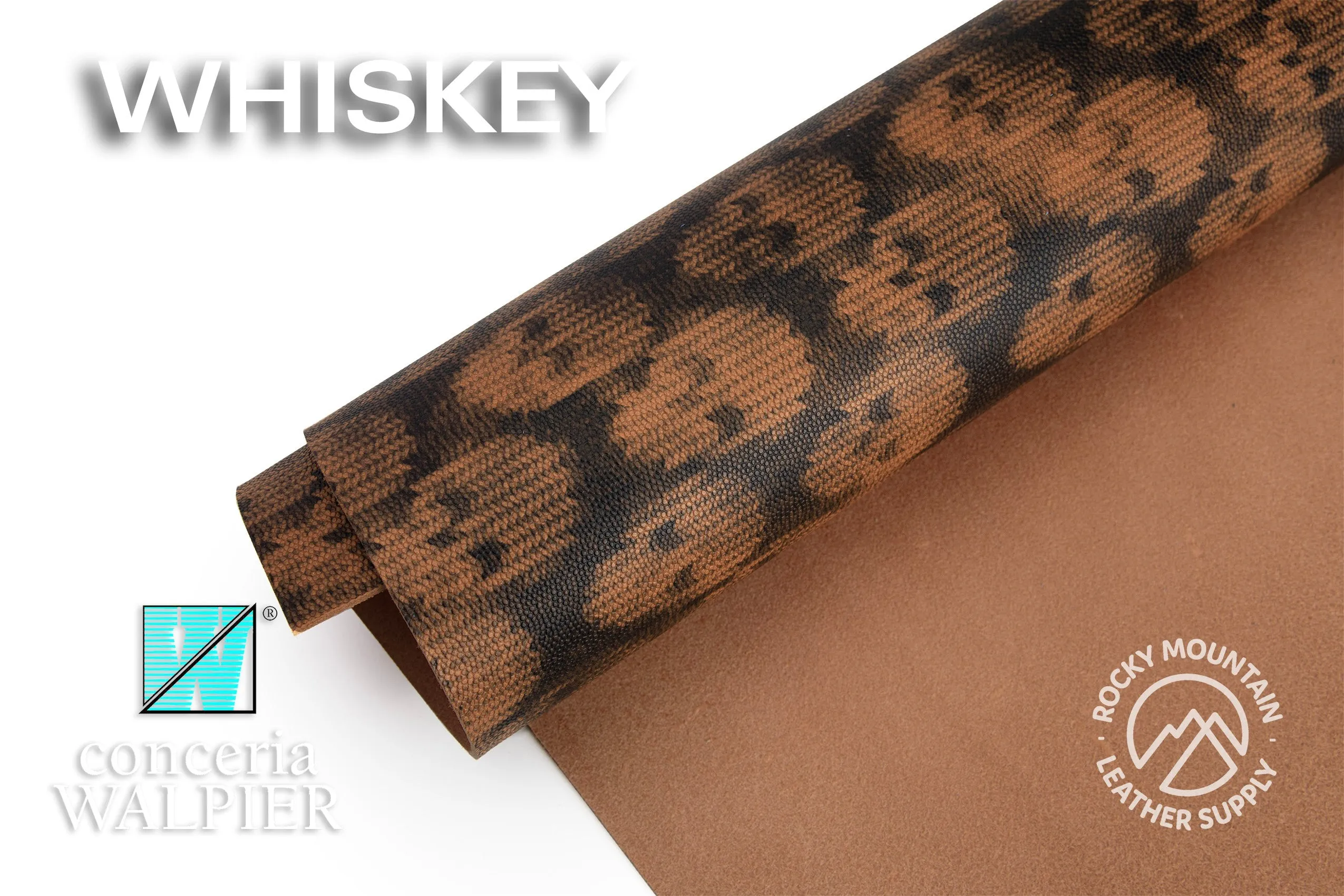 Conceria Walpier - Skull - Veg Tanned Leather (PANELS)