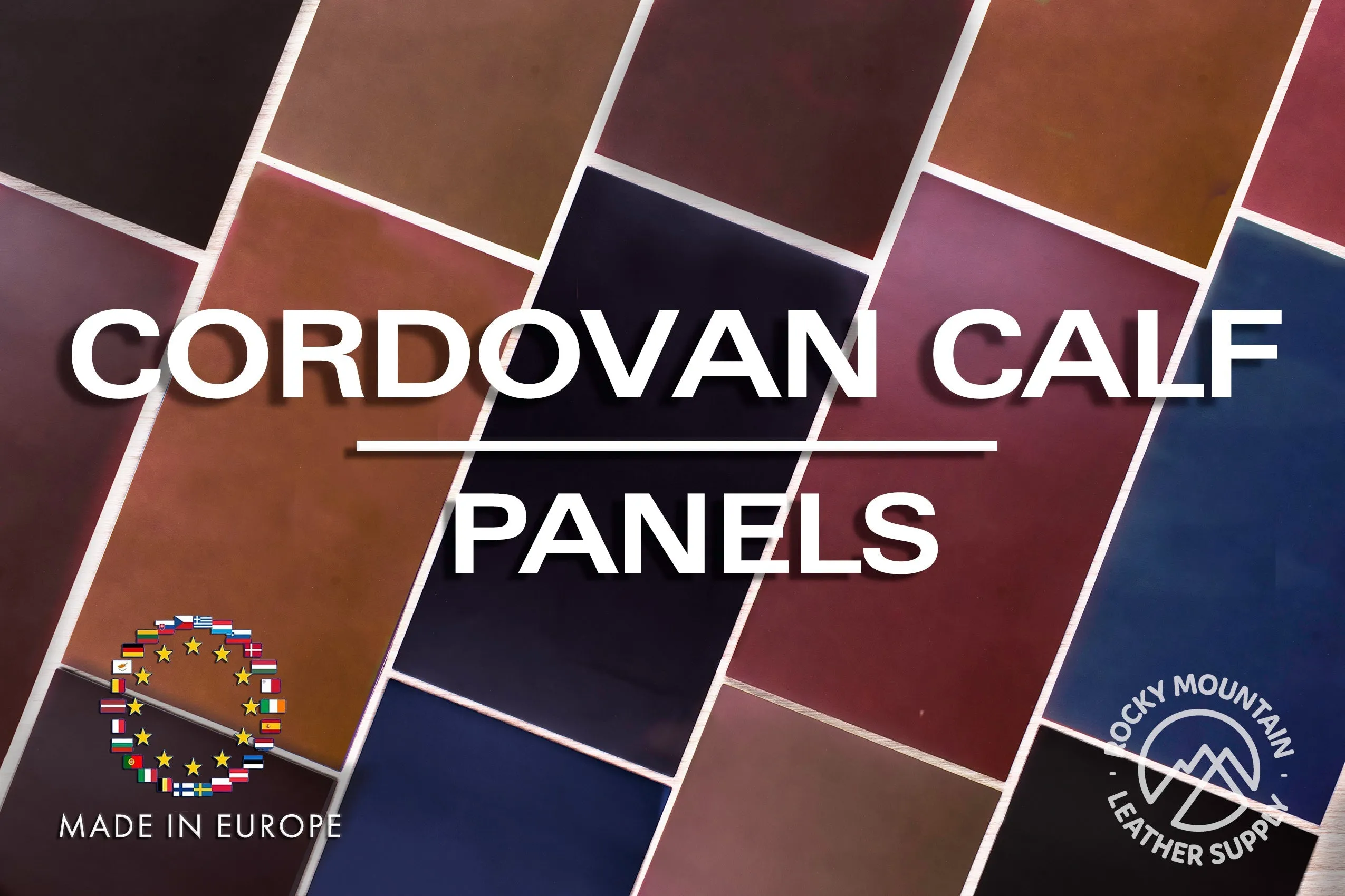Cordovan Calf - Luxury Calfskin Leather "Finished like Shell Cordovan" (SAMPLES)