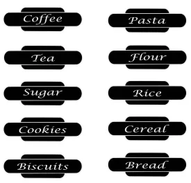 Kitchen Jar Labels