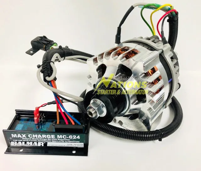 Nations MERCEDES SPRINTER VAN DUAL ALTERNATOR KIT WITH 24 VOLT 150 AMP ALTERNATOR FOR LITHIUM BATTERY (2007-UP 3.0L DIESEL)