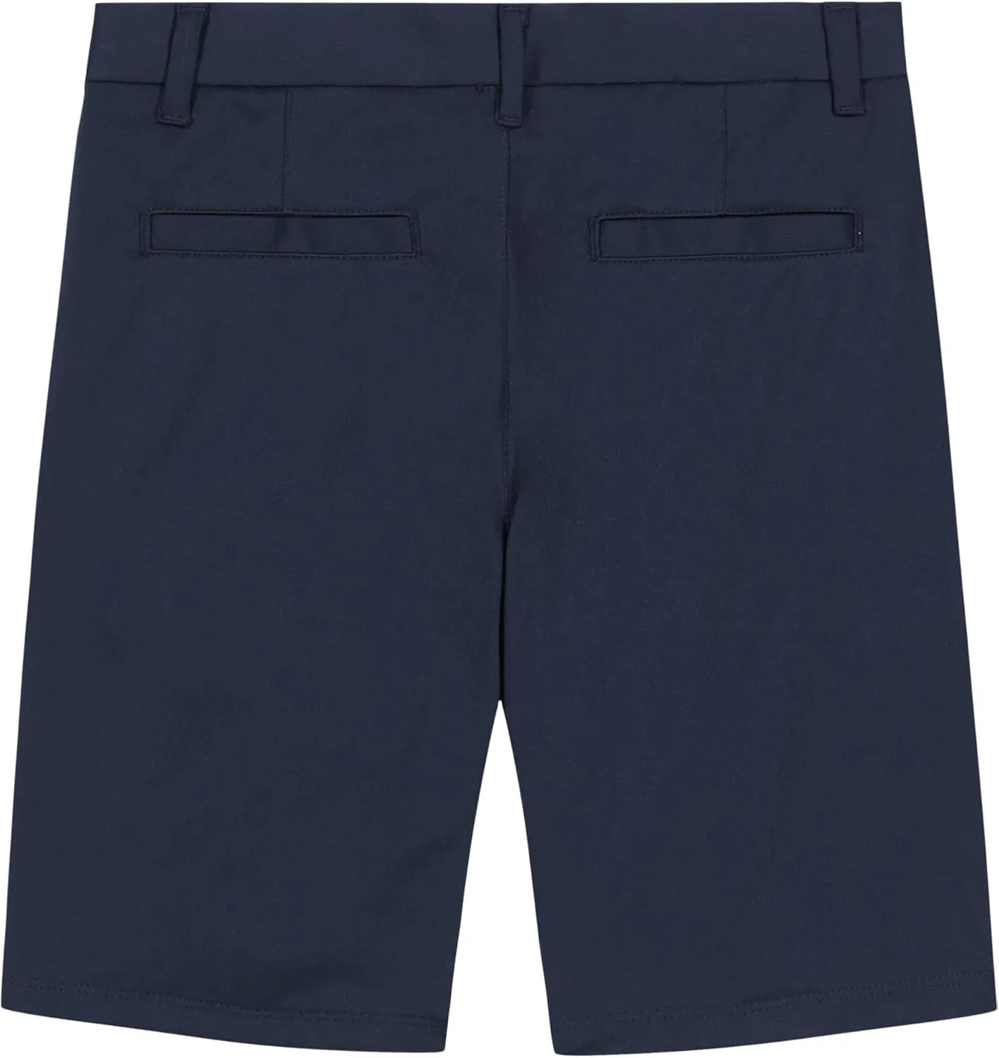Nautica Boys' School Uniform Flat Front Twill Short