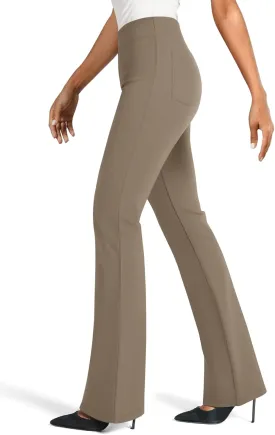 NIMIN Womens Dress Work Pants High Waisted Flare Casual Slacks Stretchy Boot Cut Yoga Trousers with Pockets 2025