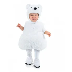Polar Bear belly Toddler costume