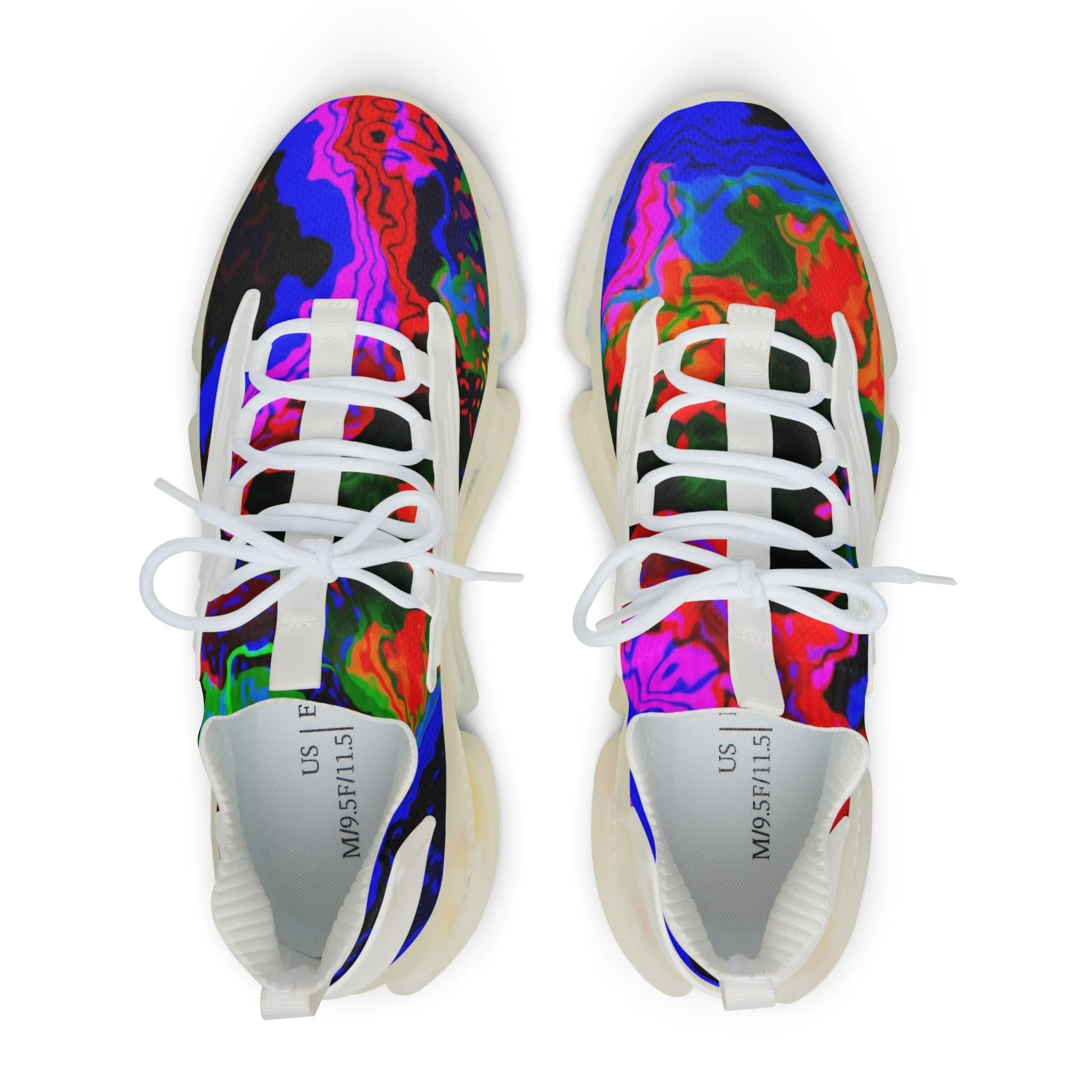 Rainbow in the Darkness Men's Mesh Sneakers