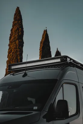 Rugged Designs Baja LP Roof Rack -Straight Light Bar