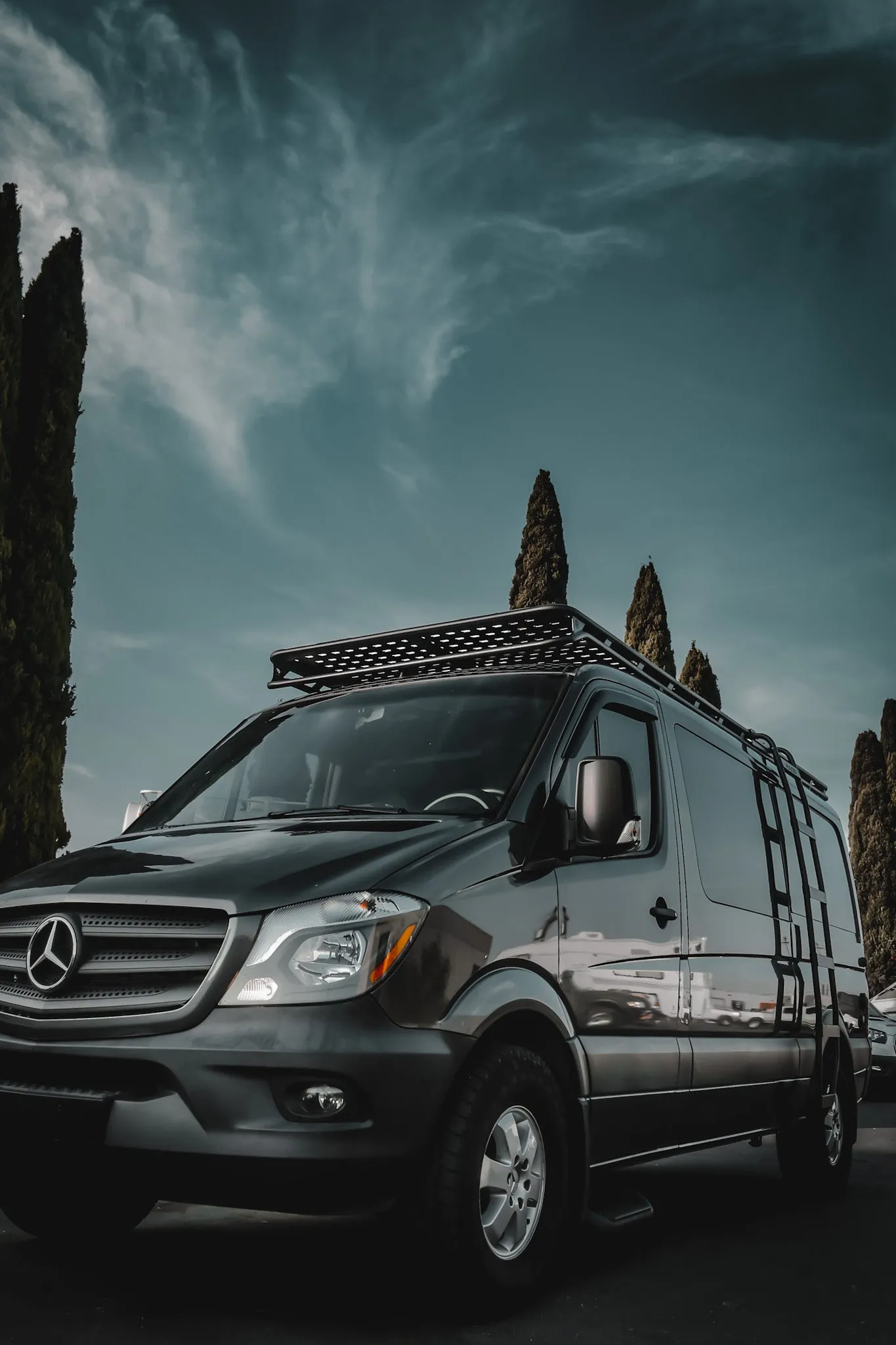 Rugged Designs Baja LP Roof Rack -Straight Light Bar
