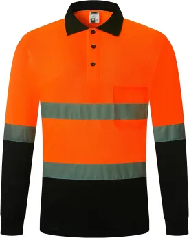 Safety Shirt for Men Hi Vis Reflective Shirt Workwear,Quick Drying Breathable Soft T Shirt