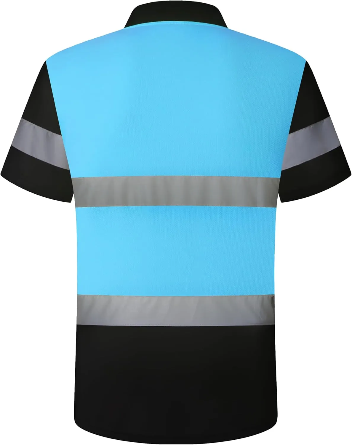 Safety Shirt for Men Hi Vis Reflective Shirt Workwear,Quick Drying Breathable Soft T Shirt