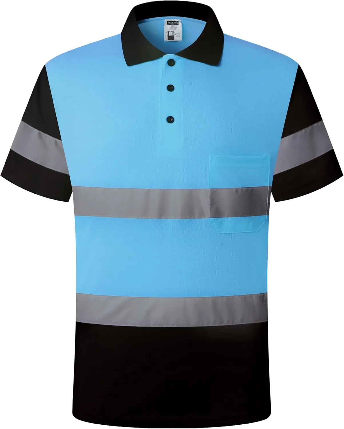 Safety Shirt for Men Hi Vis Reflective Shirt Workwear,Quick Drying Breathable Soft T Shirt