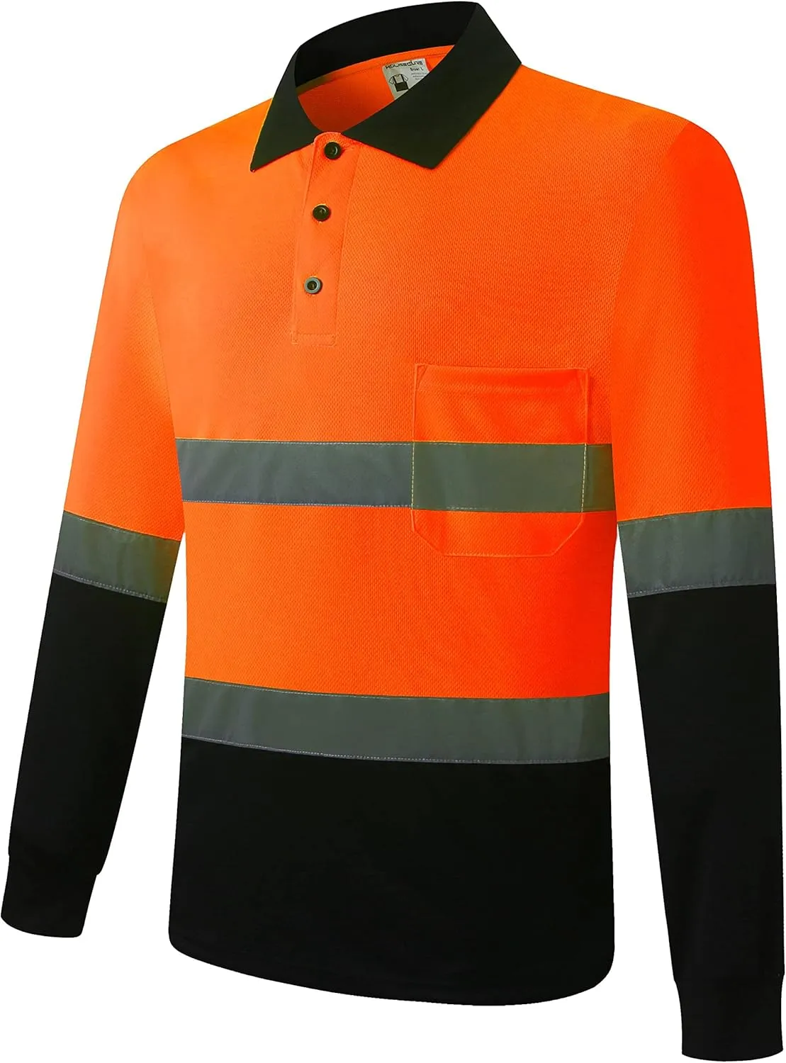 Safety Shirt for Men Hi Vis Reflective Shirt Workwear,Quick Drying Breathable Soft T Shirt