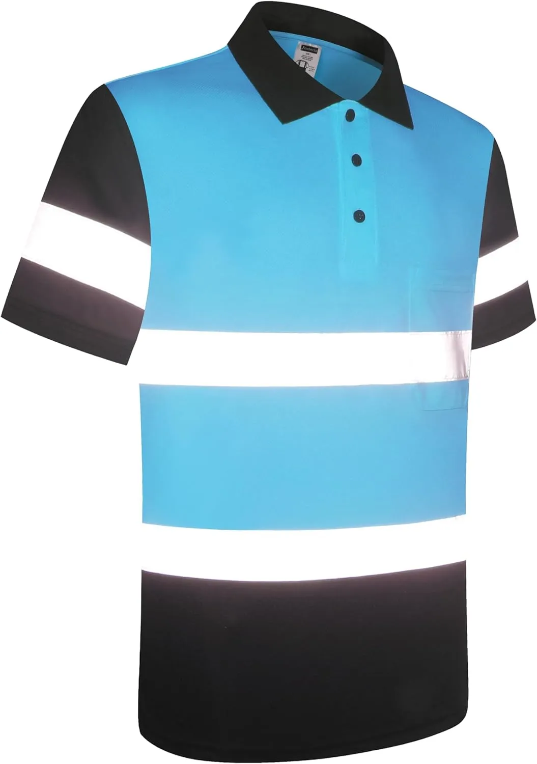 Safety Shirt for Men Hi Vis Reflective Shirt Workwear,Quick Drying Breathable Soft T Shirt