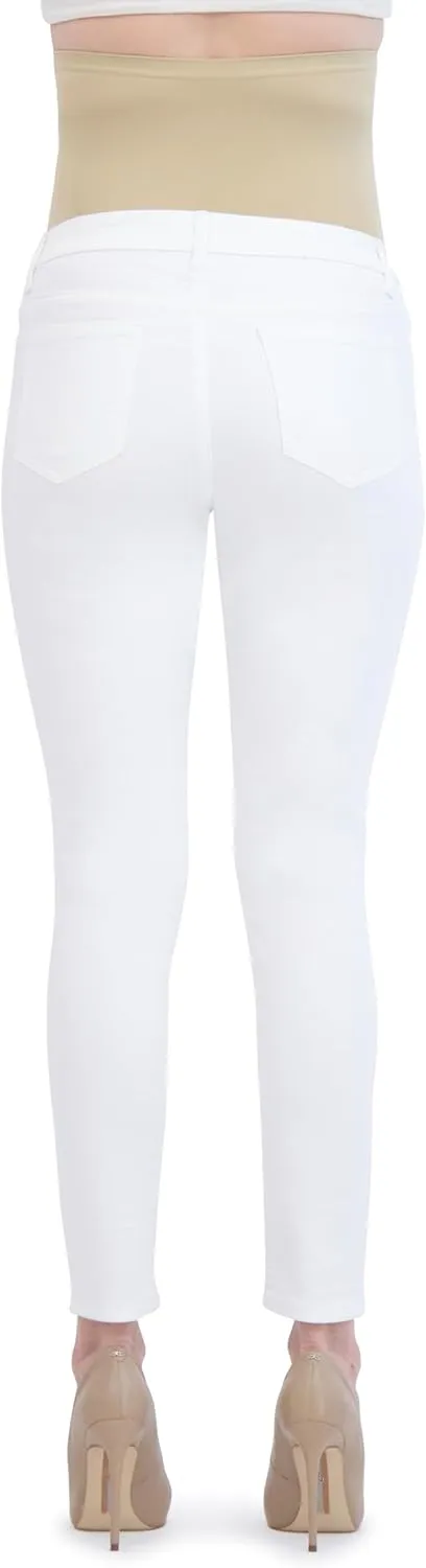 Savi Parker Maternity Everyday Summer Pants for Women, Skinny Leg Over The Belly, Pregnancy Must Haves for Summer