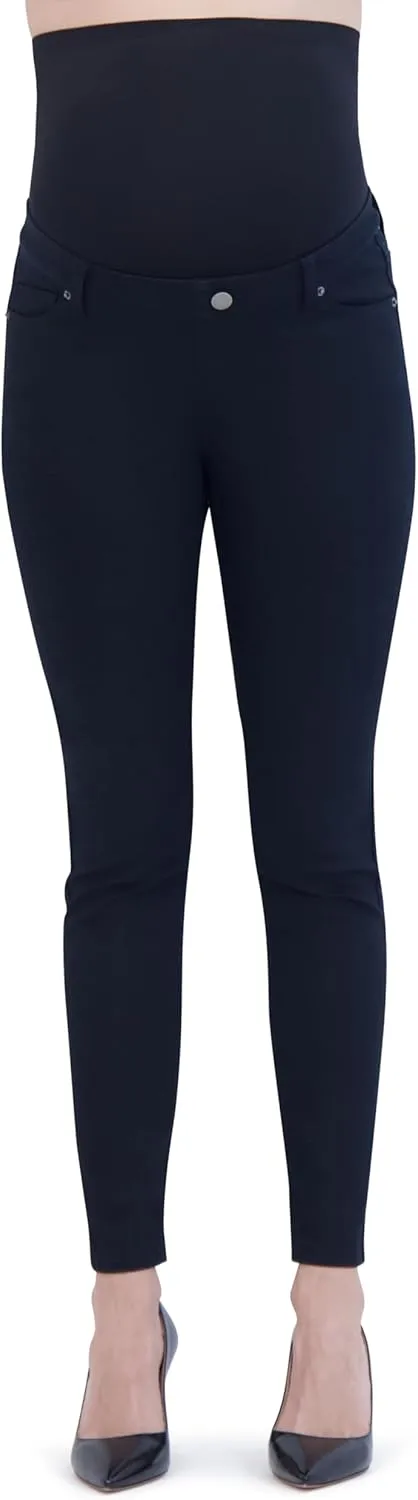Savi Parker Maternity Everyday Summer Pants for Women, Skinny Leg Over The Belly, Pregnancy Must Haves for Summer