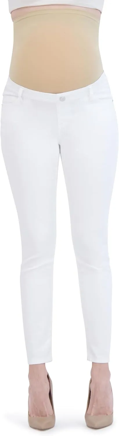 Savi Parker Maternity Everyday Summer Pants for Women, Skinny Leg Over The Belly, Pregnancy Must Haves for Summer