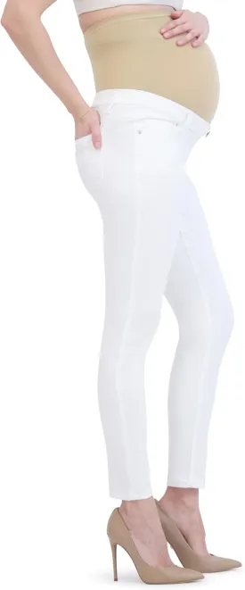 Savi Parker Maternity Everyday Summer Pants for Women, Skinny Leg Over The Belly, Pregnancy Must Haves for Summer
