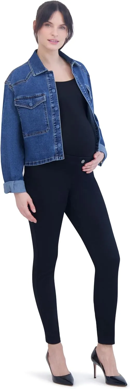 Savi Parker Maternity Everyday Summer Pants for Women, Skinny Leg Over The Belly, Pregnancy Must Haves for Summer