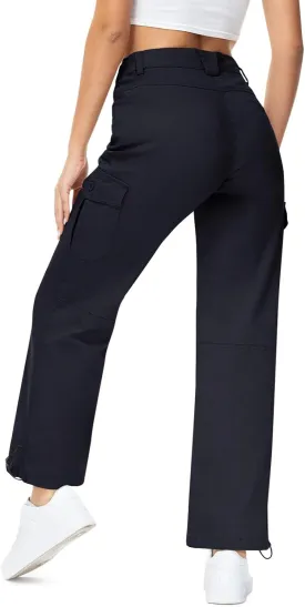 TBMPOY Womens Cargo Capris Lightweight Hiking Pants 6 Pockets Quick Dry Casual Outdoor Trip Loose Shorts Cropped Cotton