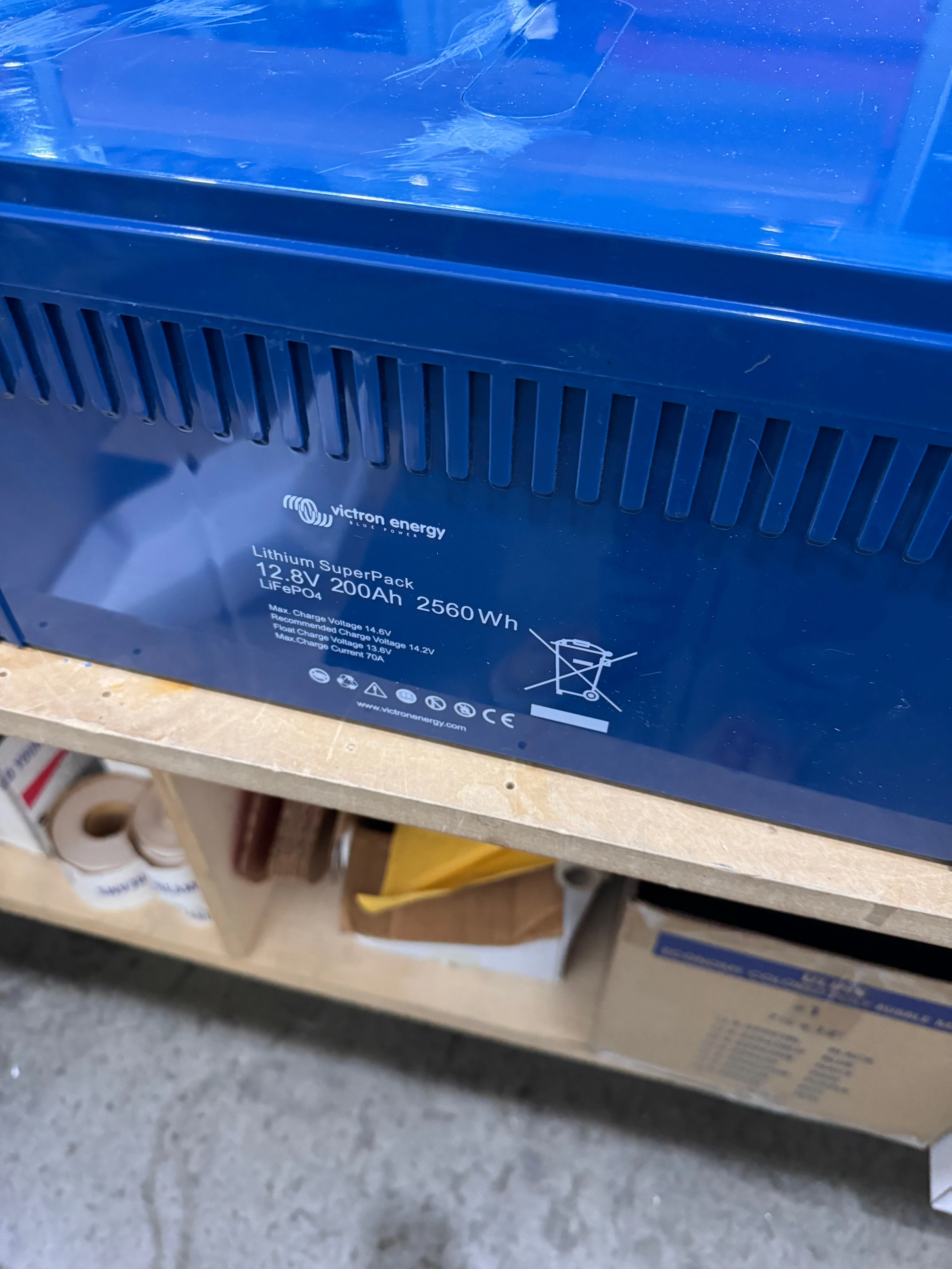 Victron Lithium Battery SuperPack 12.8V 200ah (Previously Installed)